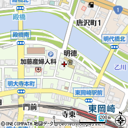 完全個室居酒屋 虎白 東岡崎店周辺の地図