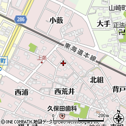 愛知県安城市上条町熊野林33周辺の地図