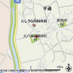 大阪府豊能郡能勢町平通49-1周辺の地図