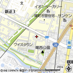 三重県四日市市曙周辺の地図