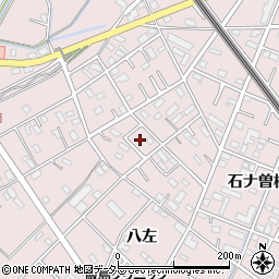 愛知県安城市横山町八左89-8周辺の地図