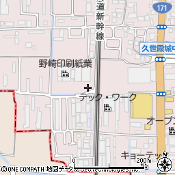 京都府京都市南区久世殿城町219周辺の地図