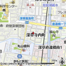 京都府京都市伏見区深草寺内町861-18周辺の地図