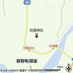 静岡県浜松市天竜区春野町領家328周辺の地図