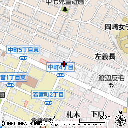 松月庵中町店周辺の地図