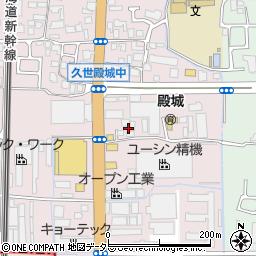 京都府京都市南区久世殿城町381周辺の地図