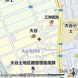 静岡県静岡市駿河区西大谷6周辺の地図