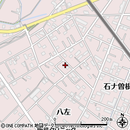 愛知県安城市横山町八左89-5周辺の地図