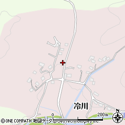 静岡県伊豆市冷川619-1周辺の地図