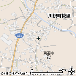 静岡県島田市川根町抜里844-3周辺の地図