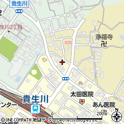 滋賀県甲賀市水口町虫生野中央7周辺の地図