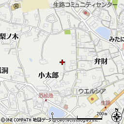 愛知県知多郡東浦町生路小太郎46周辺の地図