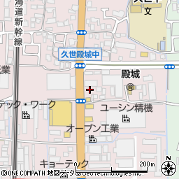 京都府京都市南区久世殿城町537周辺の地図
