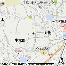愛知県知多郡東浦町生路小太郎85周辺の地図