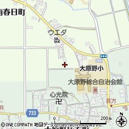 京都府京都市西京区大原野南春日町1865周辺の地図
