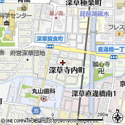 京都府京都市伏見区深草寺内町861-11周辺の地図