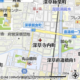 京都府京都市伏見区深草寺内町861-15周辺の地図