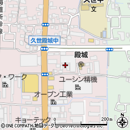 京都府京都市南区久世殿城町539周辺の地図
