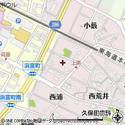 愛知県安城市上条町熊野林28周辺の地図