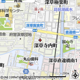 京都府京都市伏見区深草寺内町861-12周辺の地図