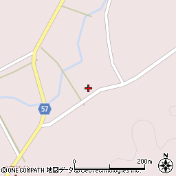 広島県庄原市東城町森1449周辺の地図