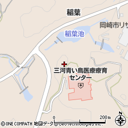 愛知県岡崎市高隆寺町坂ケ元周辺の地図