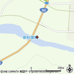新秋葉橋周辺の地図