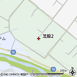 滋賀県大津市芝原周辺の地図