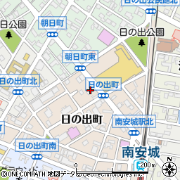 碧海信用金庫南安城支店周辺の地図