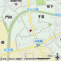 愛知県安城市箕輪町東山206周辺の地図