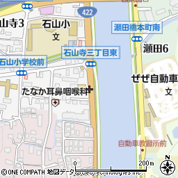 石山小学校徒歩1分 駐車場【日祝のみ】周辺の地図