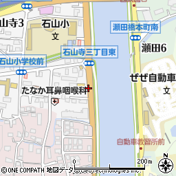 石山小学校徒歩1分 駐車場【日祝のみ】周辺の地図