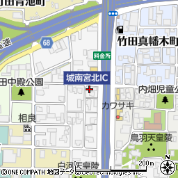 フルーツパーク竹田西内畑町駐車場周辺の地図
