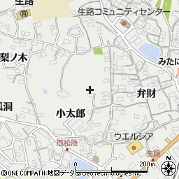 愛知県知多郡東浦町生路小太郎45周辺の地図