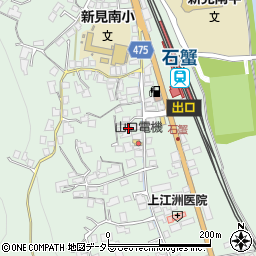 岡山県新見市石蟹668-13周辺の地図