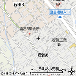 静岡県・学生協連合会　印刷部周辺の地図