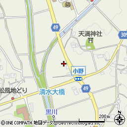 兵庫県三田市小野532周辺の地図