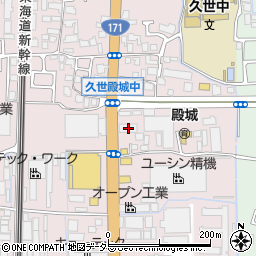 京都府京都市南区久世殿城町535周辺の地図