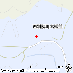 京都府亀岡市西別院町大槻並福井谷周辺の地図