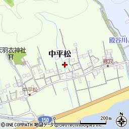 静岡県静岡市駿河区中平松周辺の地図