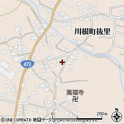 静岡県島田市川根町抜里840周辺の地図
