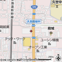 京都府京都市南区久世殿城町240周辺の地図