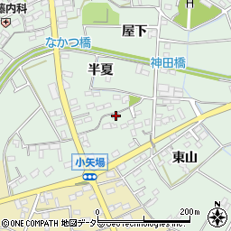 愛知県安城市箕輪町東山66-4周辺の地図