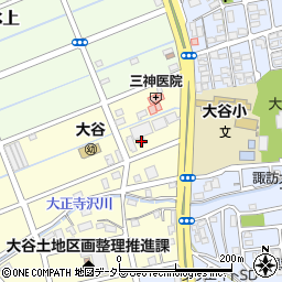 静岡県静岡市駿河区西大谷5周辺の地図