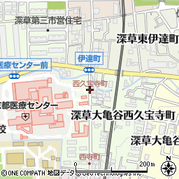 西久宝寺町周辺の地図
