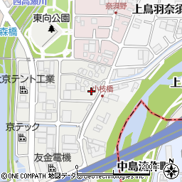 京都府京都市南区上鳥羽塔ノ森東向町537周辺の地図