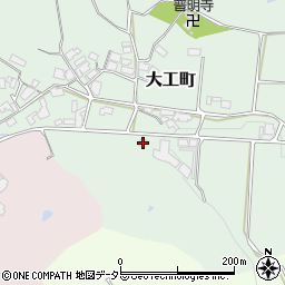 兵庫県加西市大工町79周辺の地図