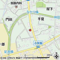 愛知県安城市箕輪町東山205周辺の地図
