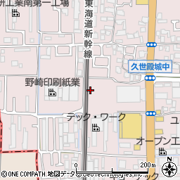 京都府京都市南区久世殿城町234周辺の地図