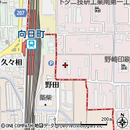 京都府京都市南区久世殿城町190周辺の地図